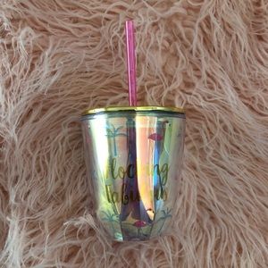 Flocking Fabulous Flamingo Mini Tumbler